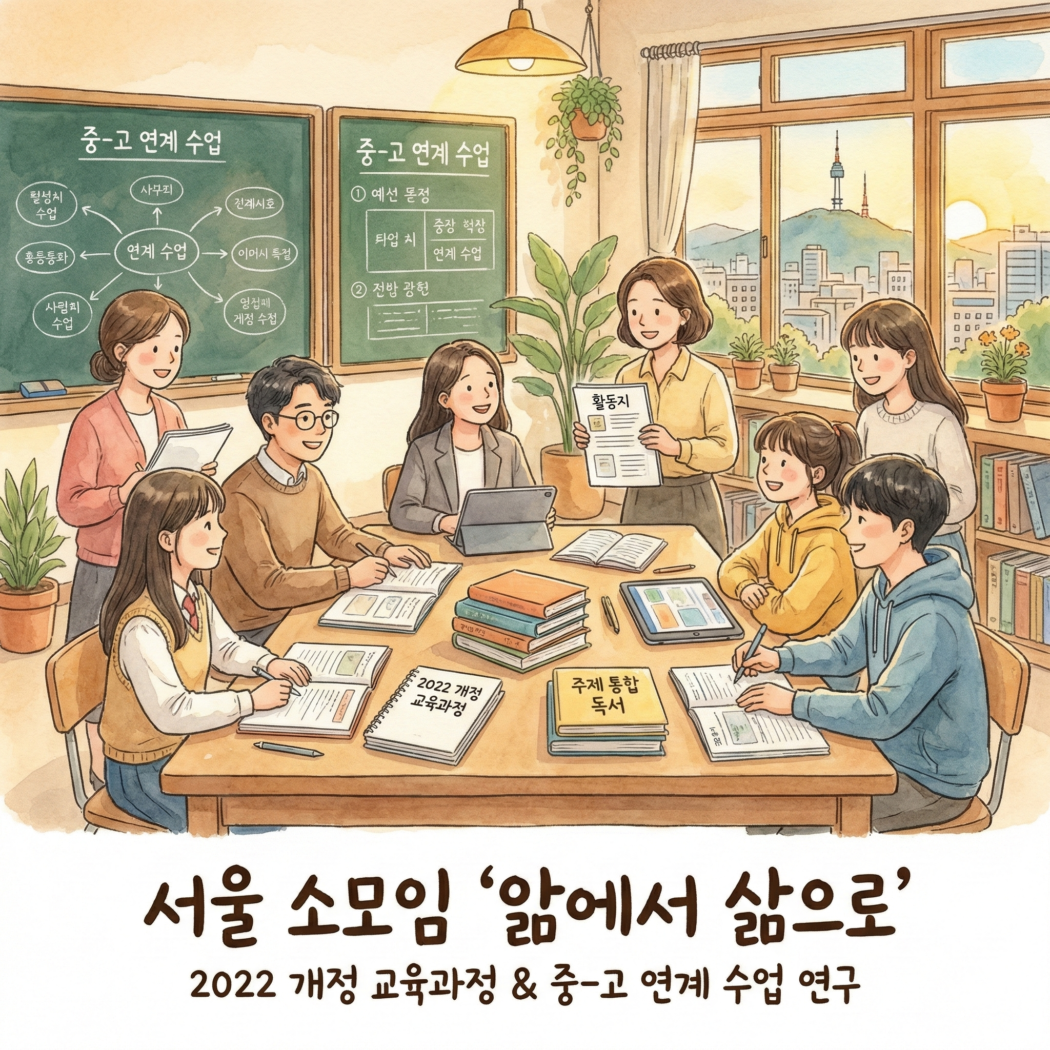 주제 통합 독서 수업안_ 2025 '앎에서 삶으로' 소모임 결과